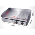 Grace Kitchen Stainless Steel Half Flat Half Grooved Electric Burger Grill Machine